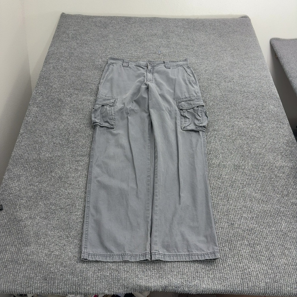 Outdoor Life Cargo Pants Mens 34 Grey Cotton Utility Gorpcore Workwear Style
